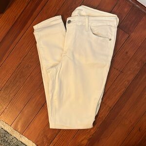 White Old Navy Rockstar Skinny Jeans